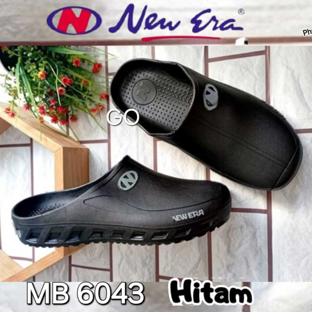 LIMITED SOGO NEWERA MB 6043 SEPATU SANDAL SLOP KARET PRIA DEWASA NEW ERA PROFOUND MB 6043 SIZE 38-43