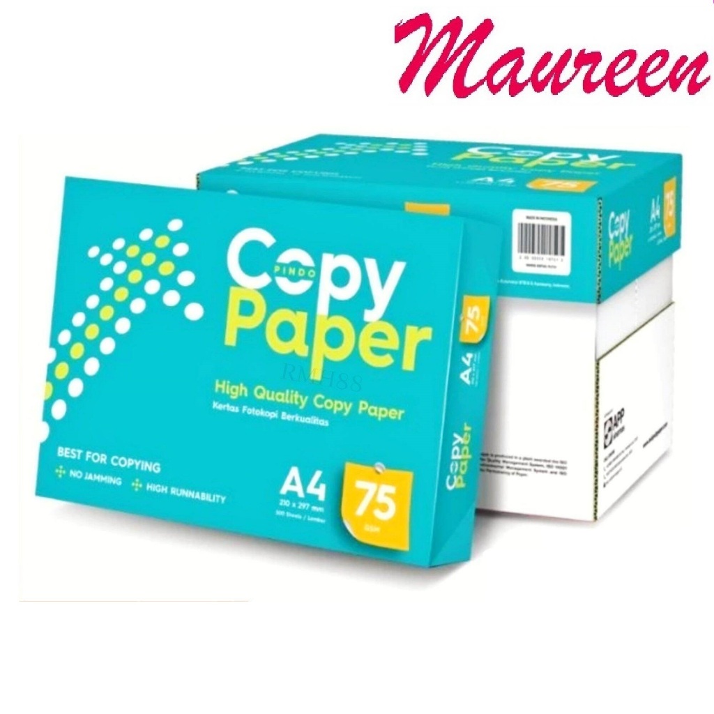 

[✅COD] Kertas COPY PAPER A4 75gr Copy Paper Kertas Fotocopy 1 RIM 500 lbr