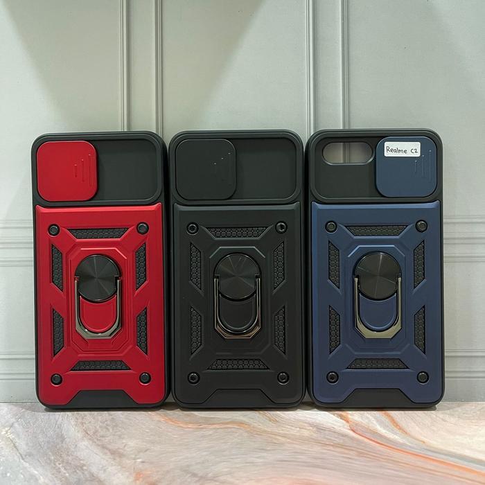 Case Transformer Slide REALME C55 / C55 NFC / C2 Hardcase Casing Case Armor Robot