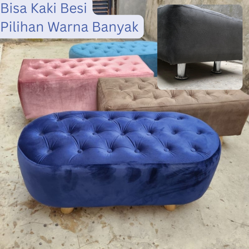 Kursi Sofa Stool Panjang Premium