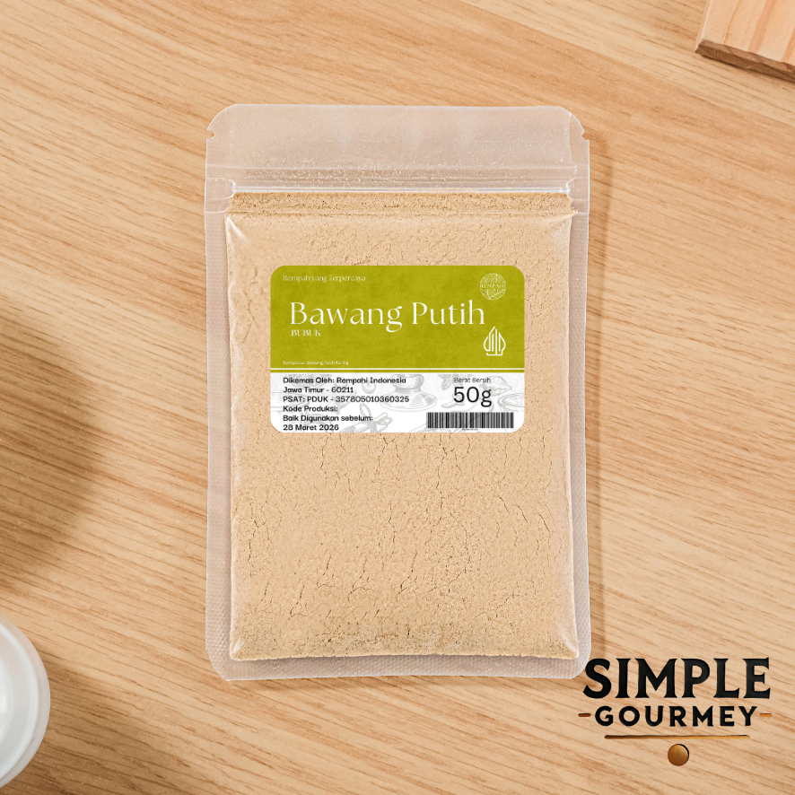 

Rempai Bawang Putih Bubuk 50gr