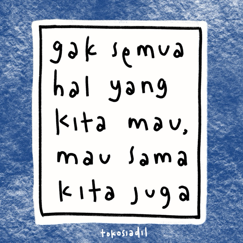 

gak semua hal | vinyl sticker by selesaiindong