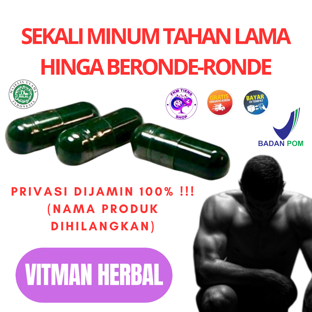 VITMAN HERBAL Tradsional Obat Herbal Vitalitas Stamina Pria Sejati