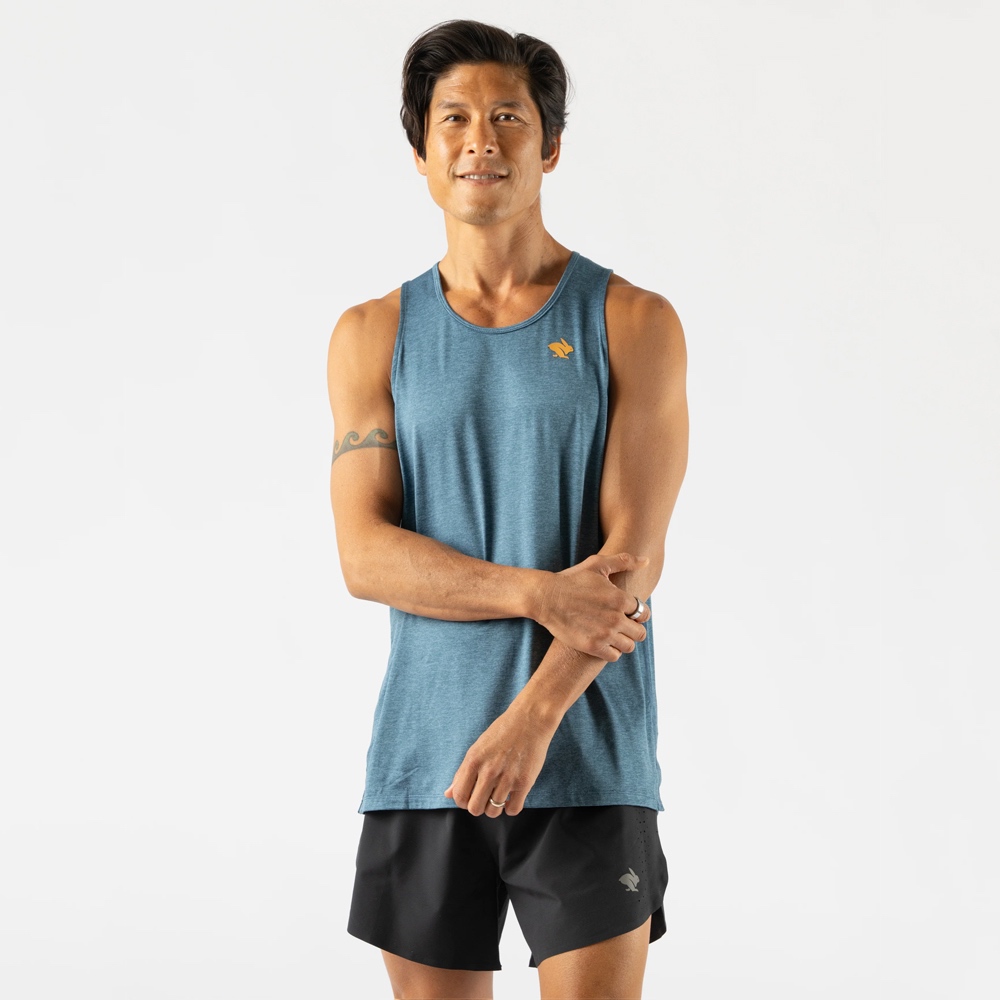 Rabbit Men's EZ Tank - Blue Stone