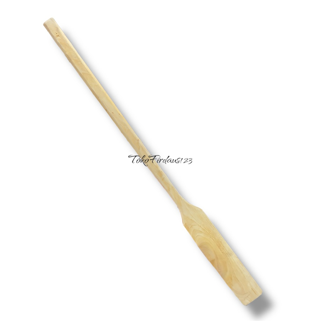 Dayung kayu Sodet Kayu Panjang 70cm Dayung Dodol Kayu Centong nasi panjang