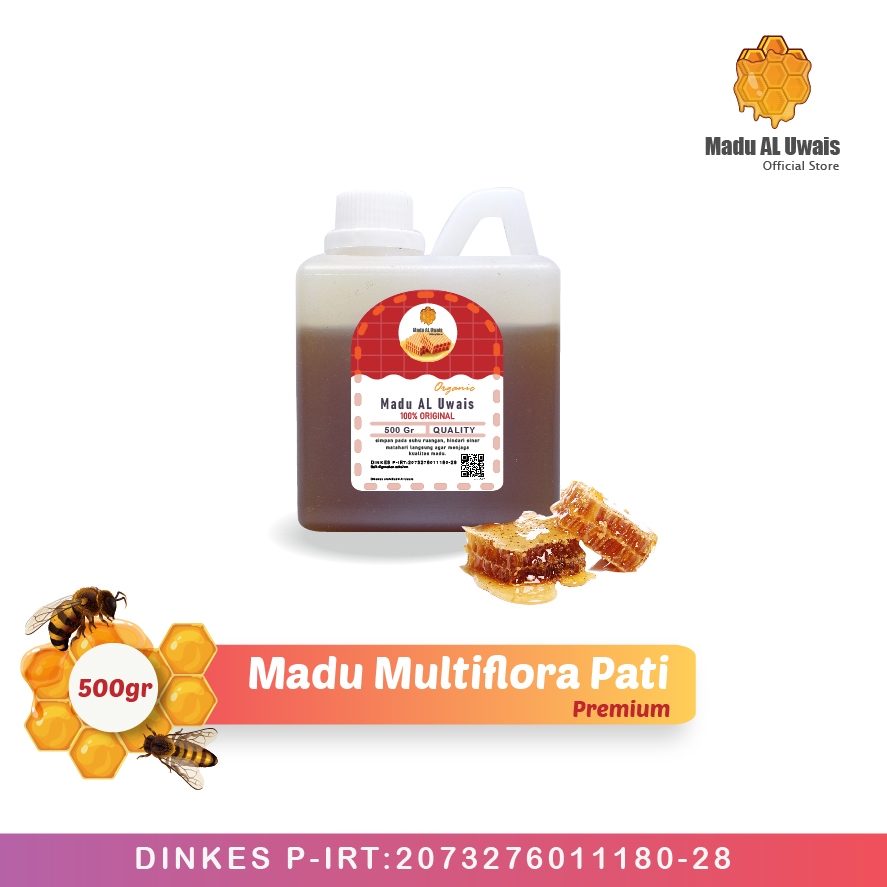 

Madu Al Uwais Multiflora Pati Premium 500gr