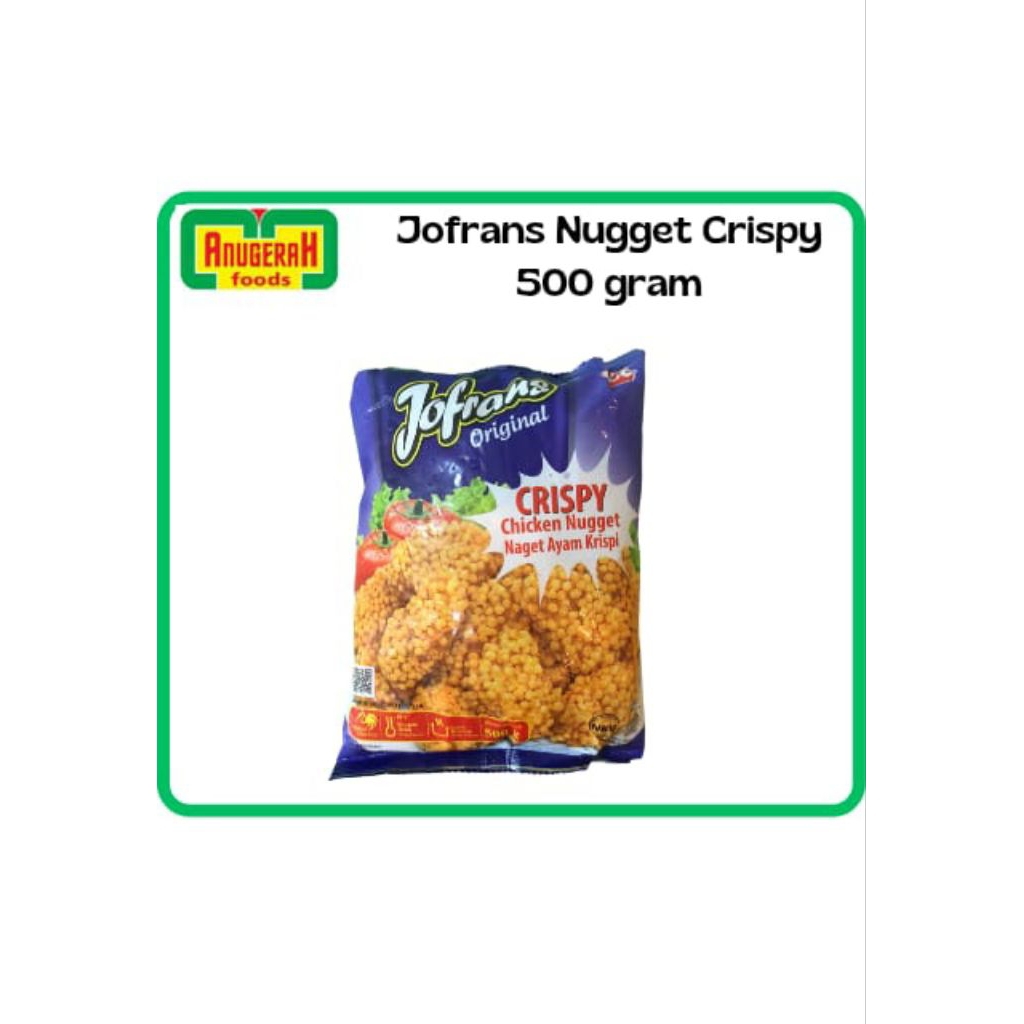 

JOFRANS CHICKEN NUGGET CRISPY 500 gram
