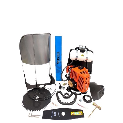 (TESLA BG328D) Mesin Potong Rumput 2Tak BG328D TESLA TUDUNG PADI SET / Portable Brush Cutter Pemoton