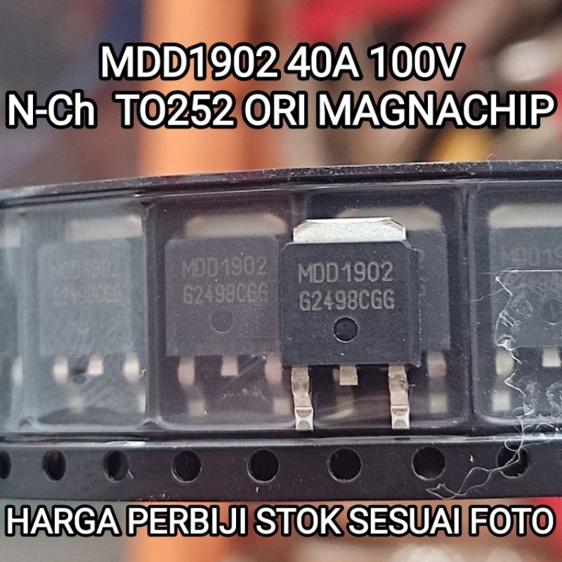 MOSFET SMD MDD1902RH MDD1902 MDD 1902 TO252 ORIGINAL MAGNACHIP 40A 100V