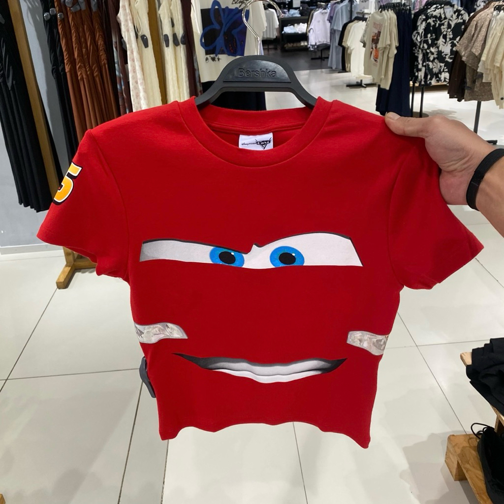 Jastip. Tshirt Crop Bershka x Mc Queen (Women)