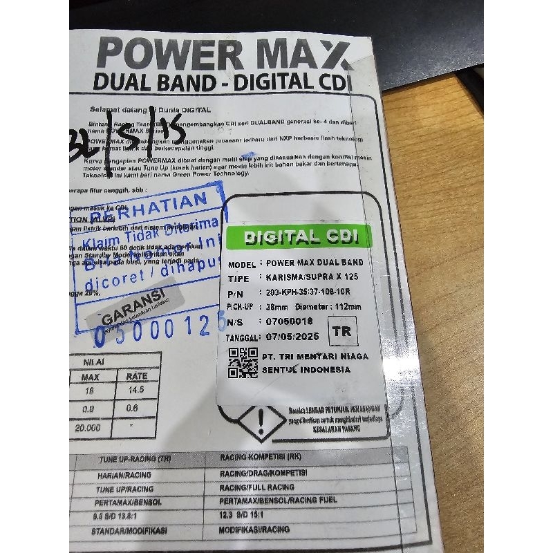 CDI BRT DUALBAND KARISMA - SUPRA X 125