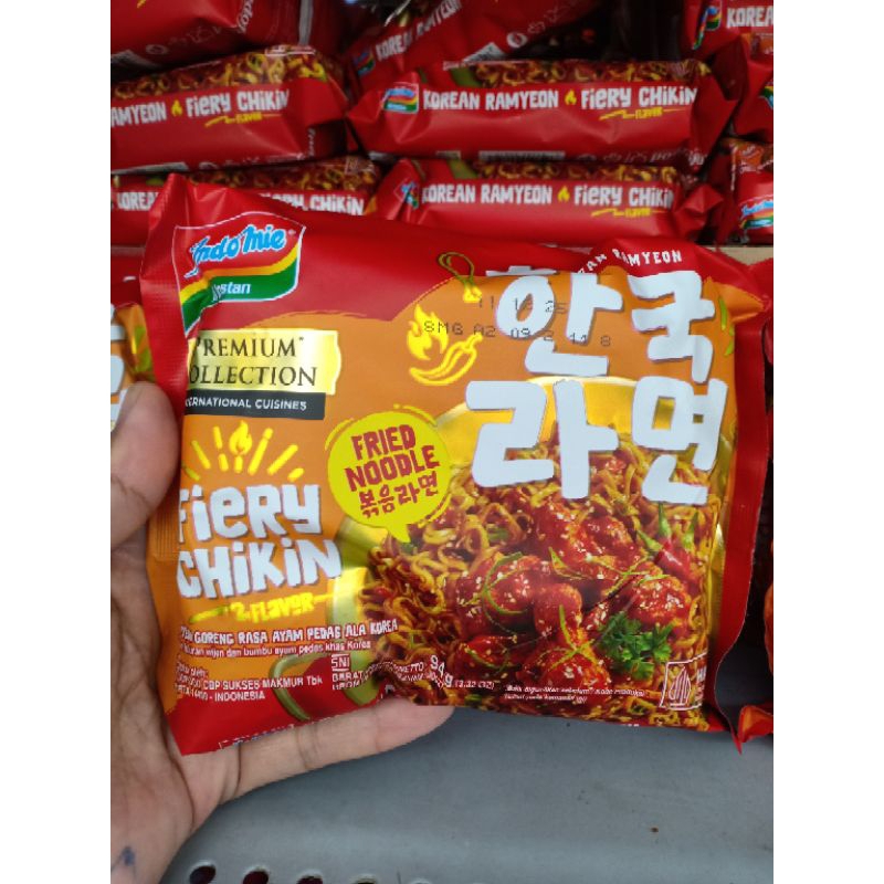 

Indomie korean Ramyeon Fiery Chikin flavor