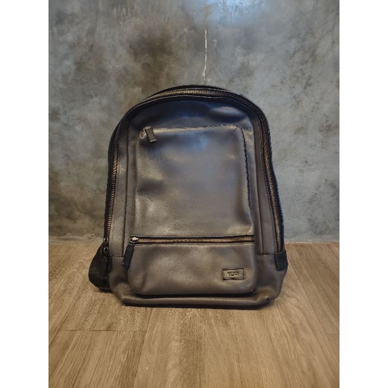 TUMI Harrison Bates business backpack genuine leather