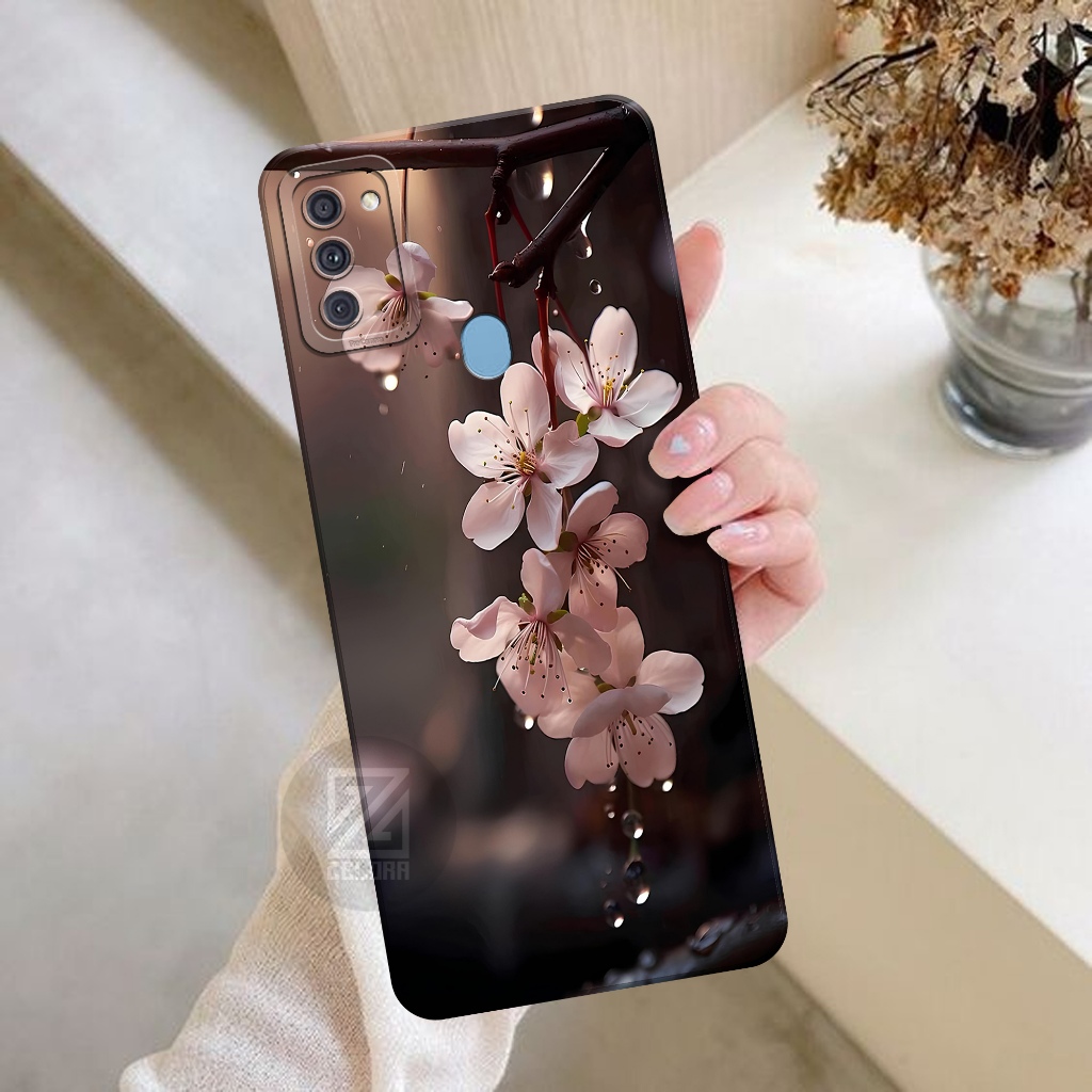 Softcase Samsung Galaxy A11,M11 Silikon Pro Camera Case Samsung Galaxy A11,M11 Case Motif Bunga Casi