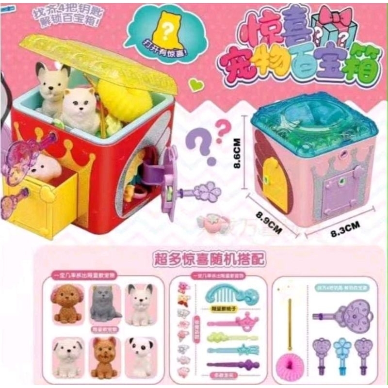 

mainan peti harta Karun misteri box membuka kunci kotak kado