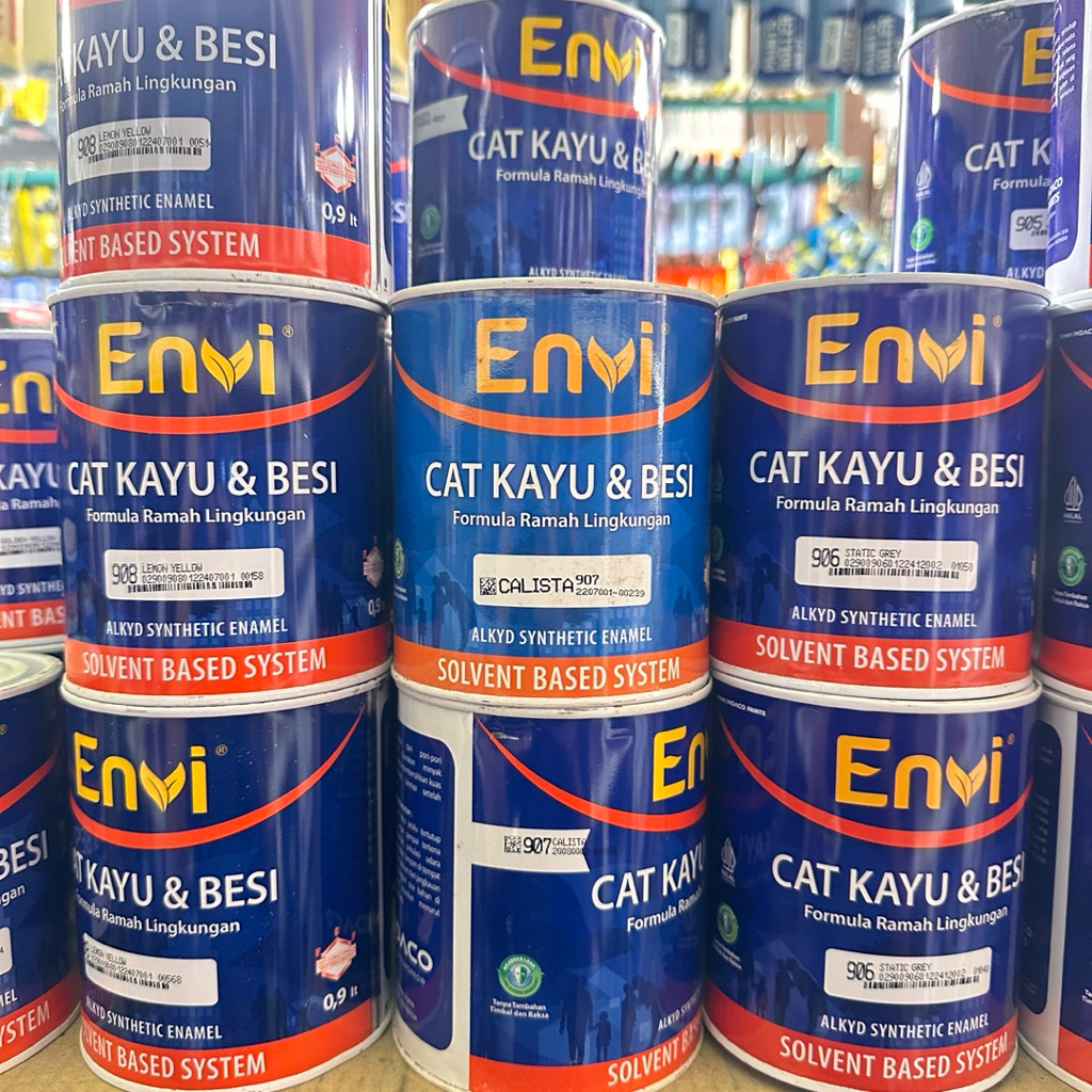 

Envi cat minyak cat kayu dan besi 0,9L