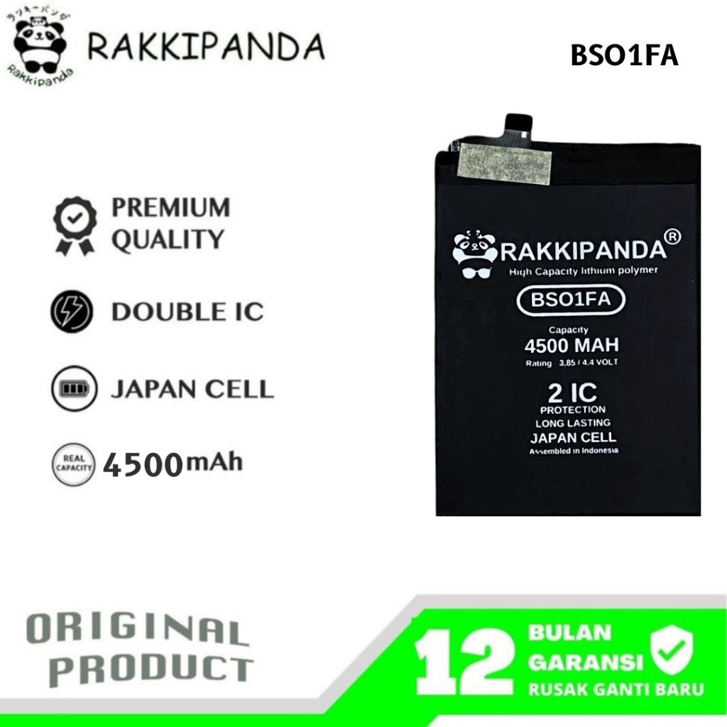 RakkiPanda - BS01FA Black Shark 1 Batre Batrai Baterai