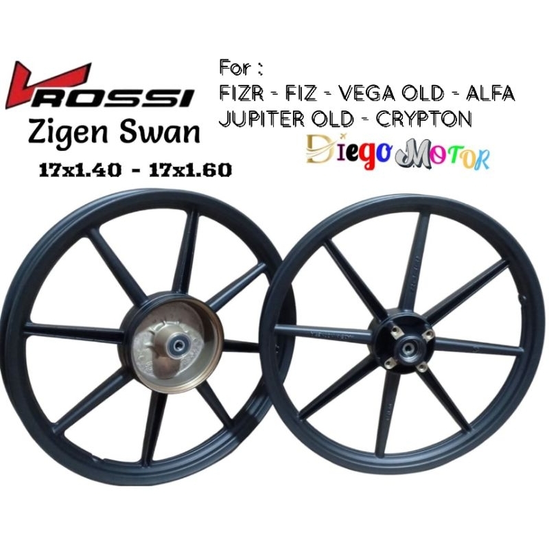 velg Fizr - Vega r Lama - Jupiter Z Lama - Crypton - Alfa Belakang Kampas Tromol Kecil/velg racing v