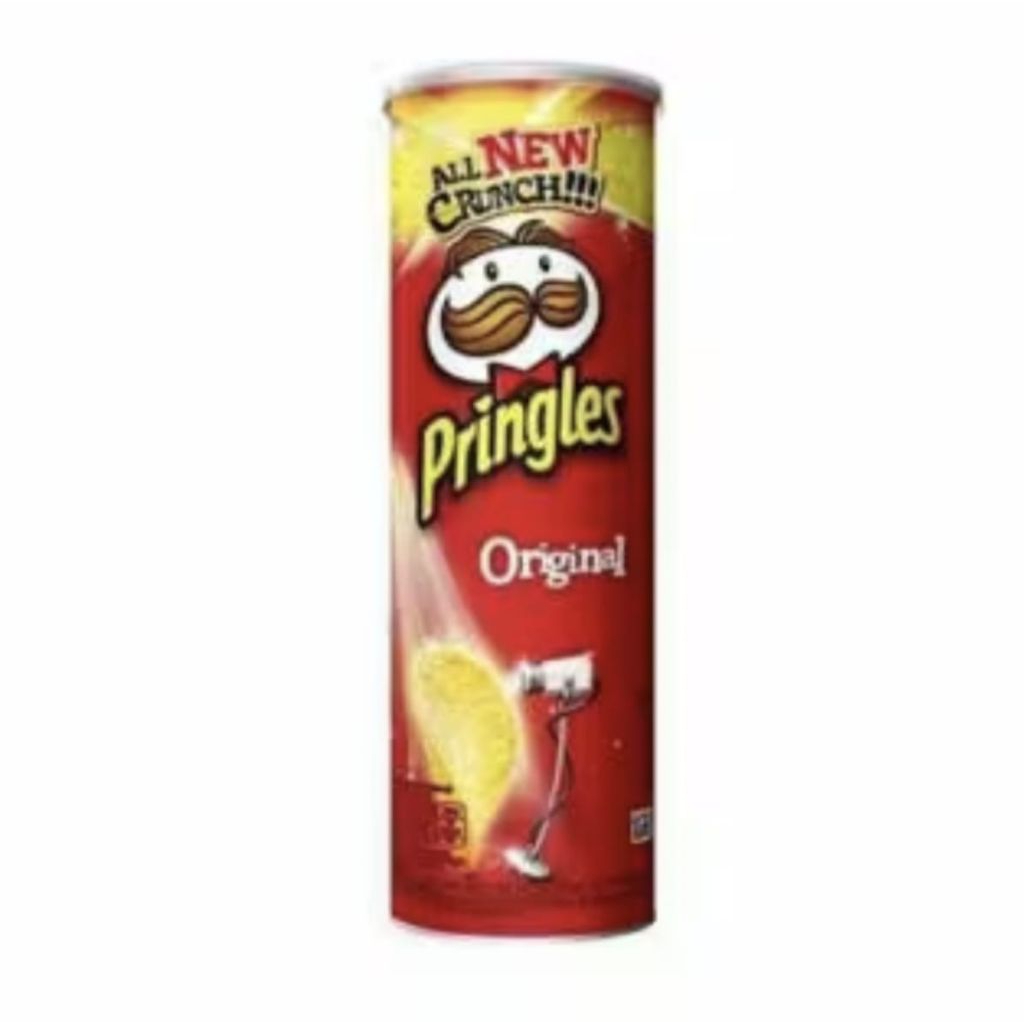 

PRINGLES original 102 gr keripik kentang.