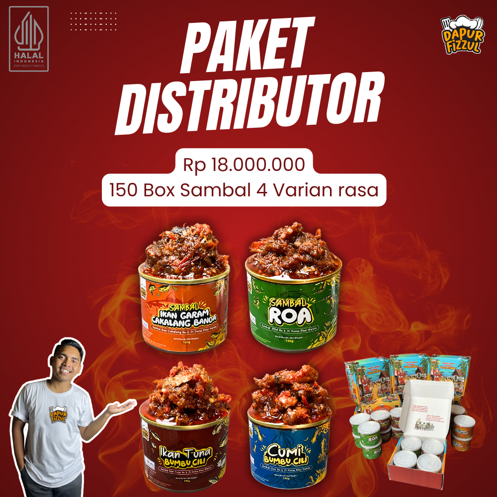 

Sambal Maluku Paket Distributor - Dapur Fizzul