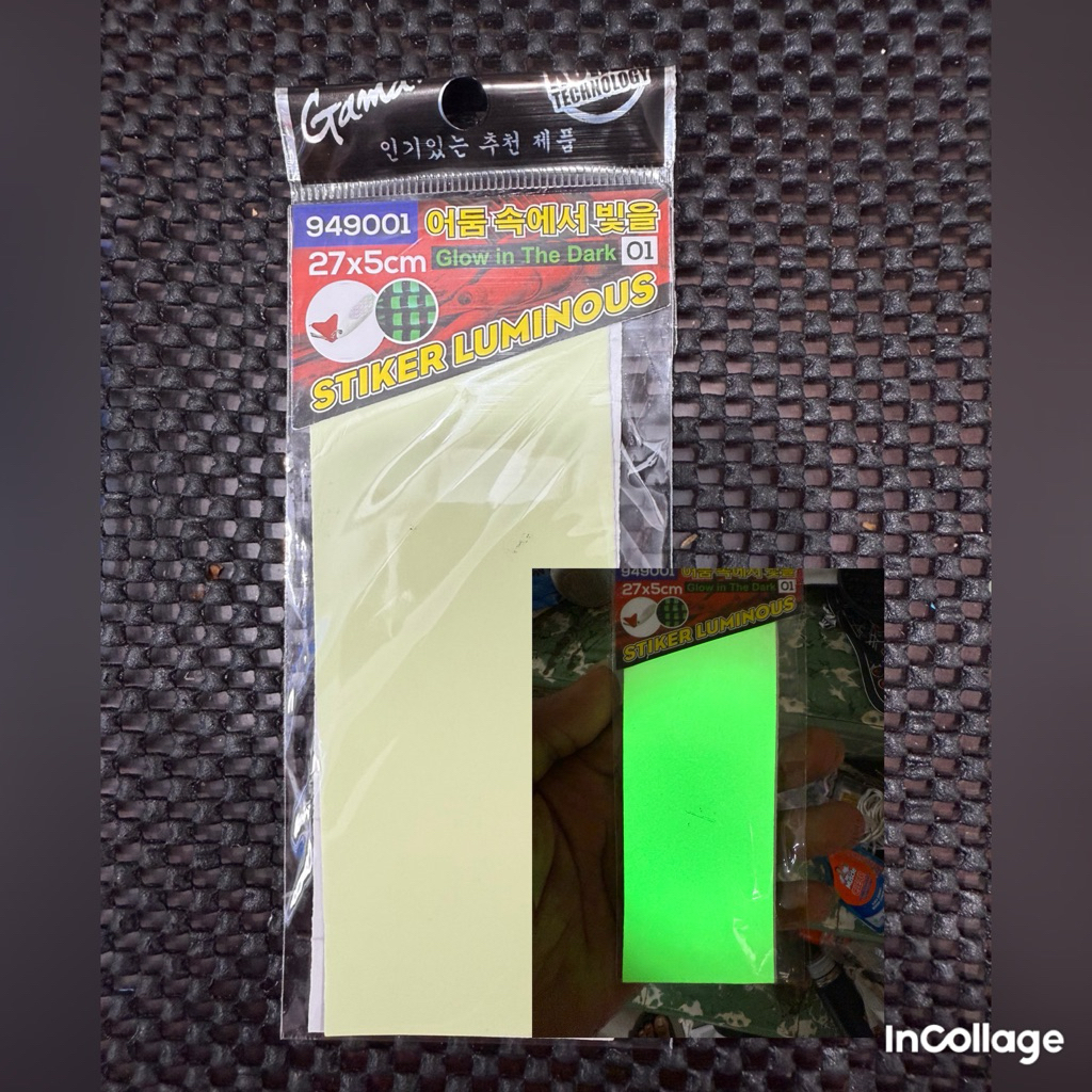 STIKER LUMINIUS GID ISI 2PCS