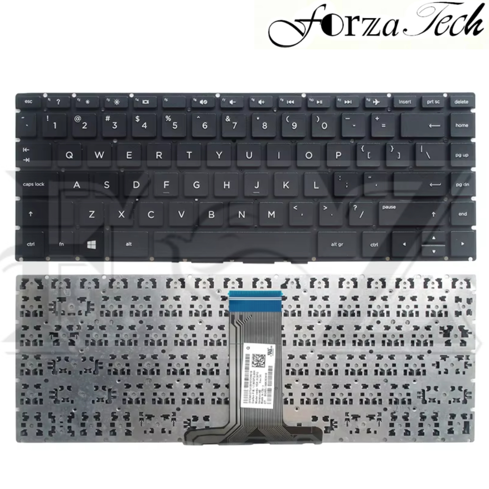 Keyboard Laptop HP 14s-cf 14s-cf3018tx 14s-cf3019tx 14s-cf3020tx 14s-cf3039tu Hitam Black BERGARANSI