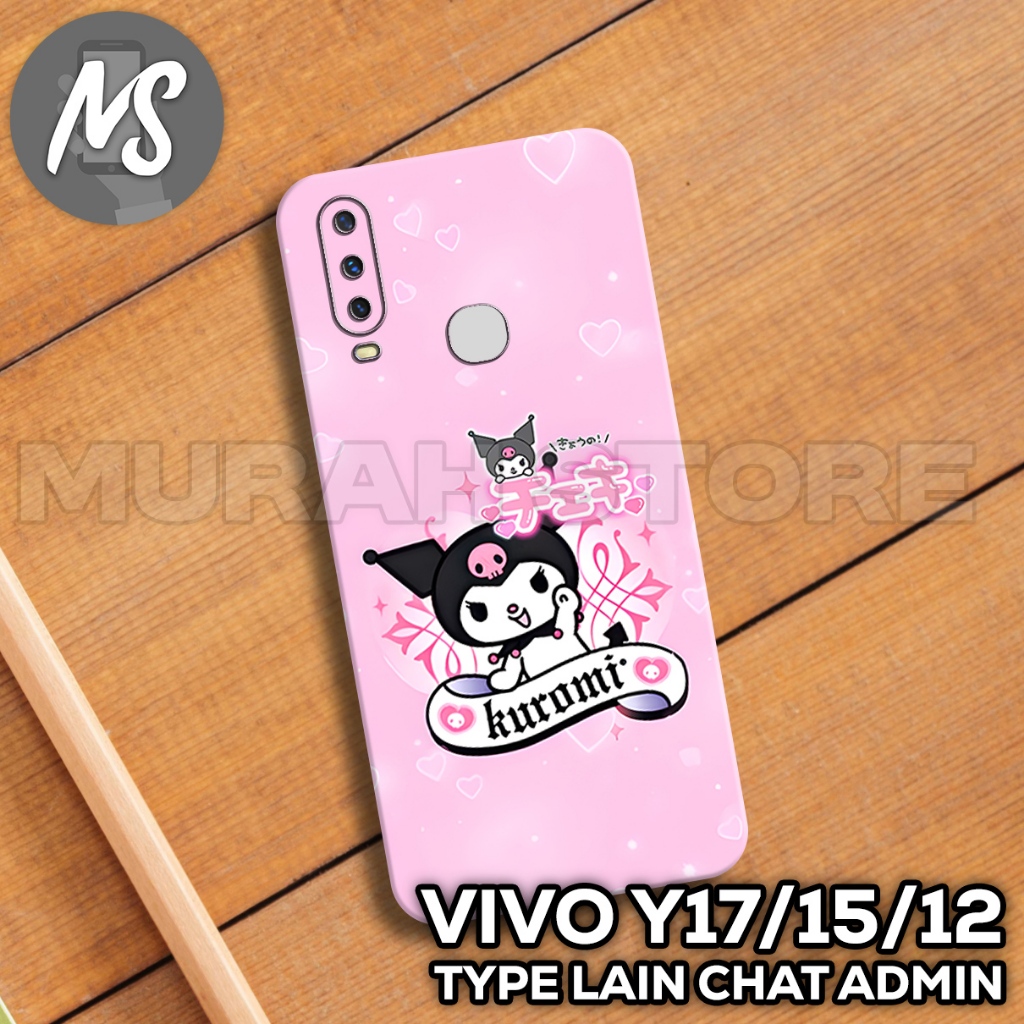 Softcase karet REALME VIVO Y17/Y15/Y12 /MS26/motif KUROMI/case VIVO Y17/Y15/Y12/casing VIVO  Y17/Y15