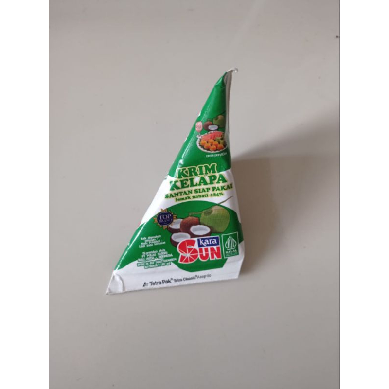 

Santan Kara 65 ml 5 pcs / Santan Kara Kerucut