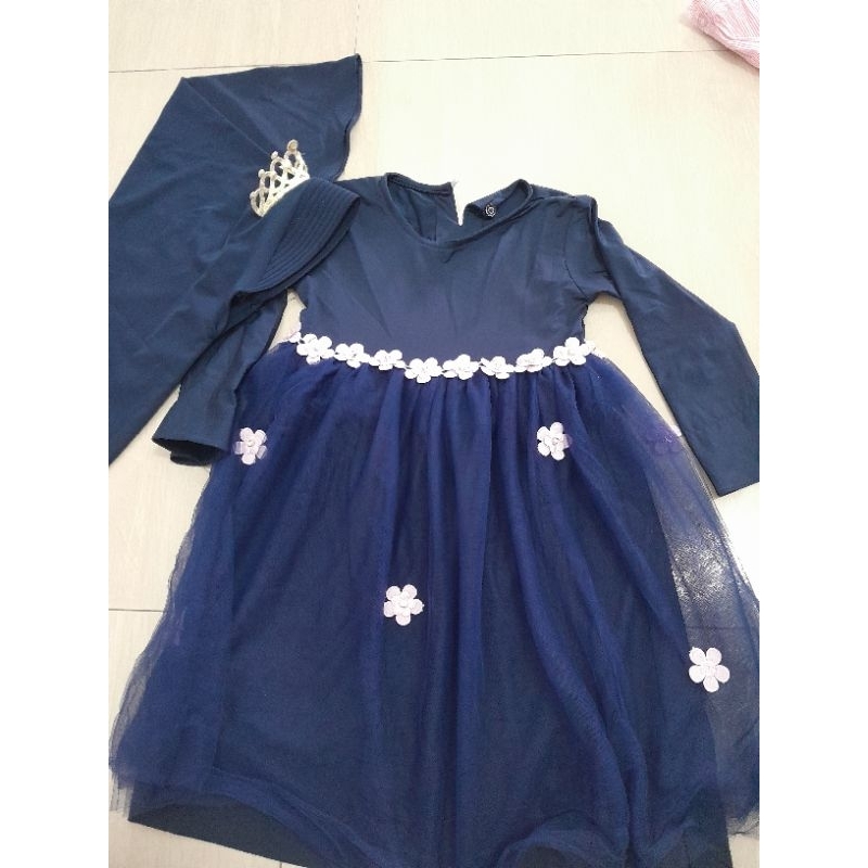 dress tutu anak preloved