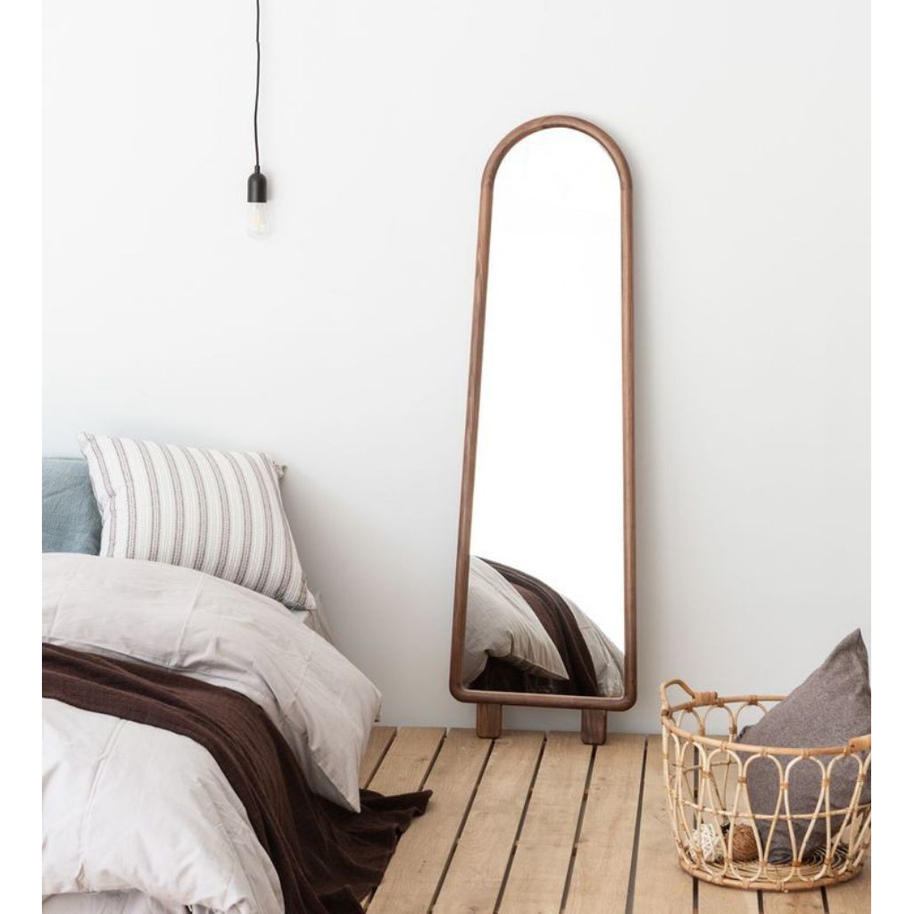 MIRROR KAYU JATI / CERMIN HIASAN RUANGAN / CERMIN KAYUJATI 170×60 CM