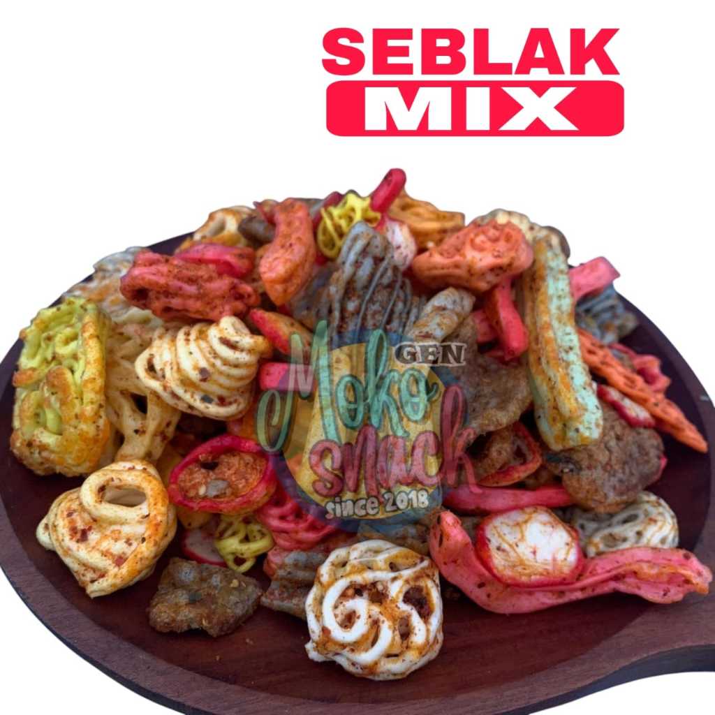 

Krupuk Seblak Mix 500gr (kemasan 250grx2) [SNACK KILOAN]