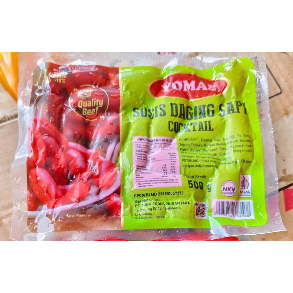 

Sosis Cocktail Yomas 500gr