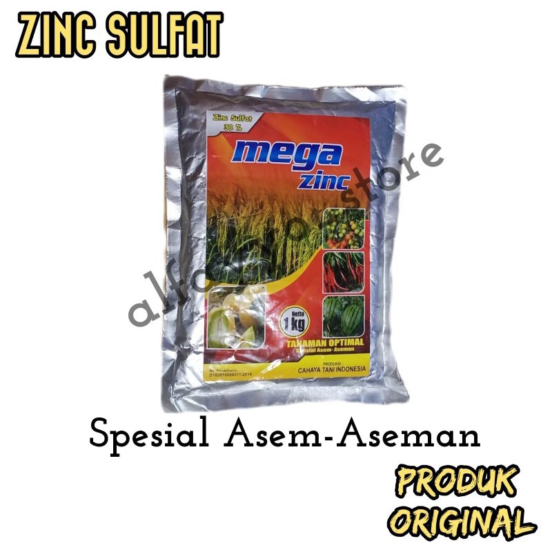 MEGA ZINC // ZINC SULFAT // ASEM-ASEMAN // ORIGINAL