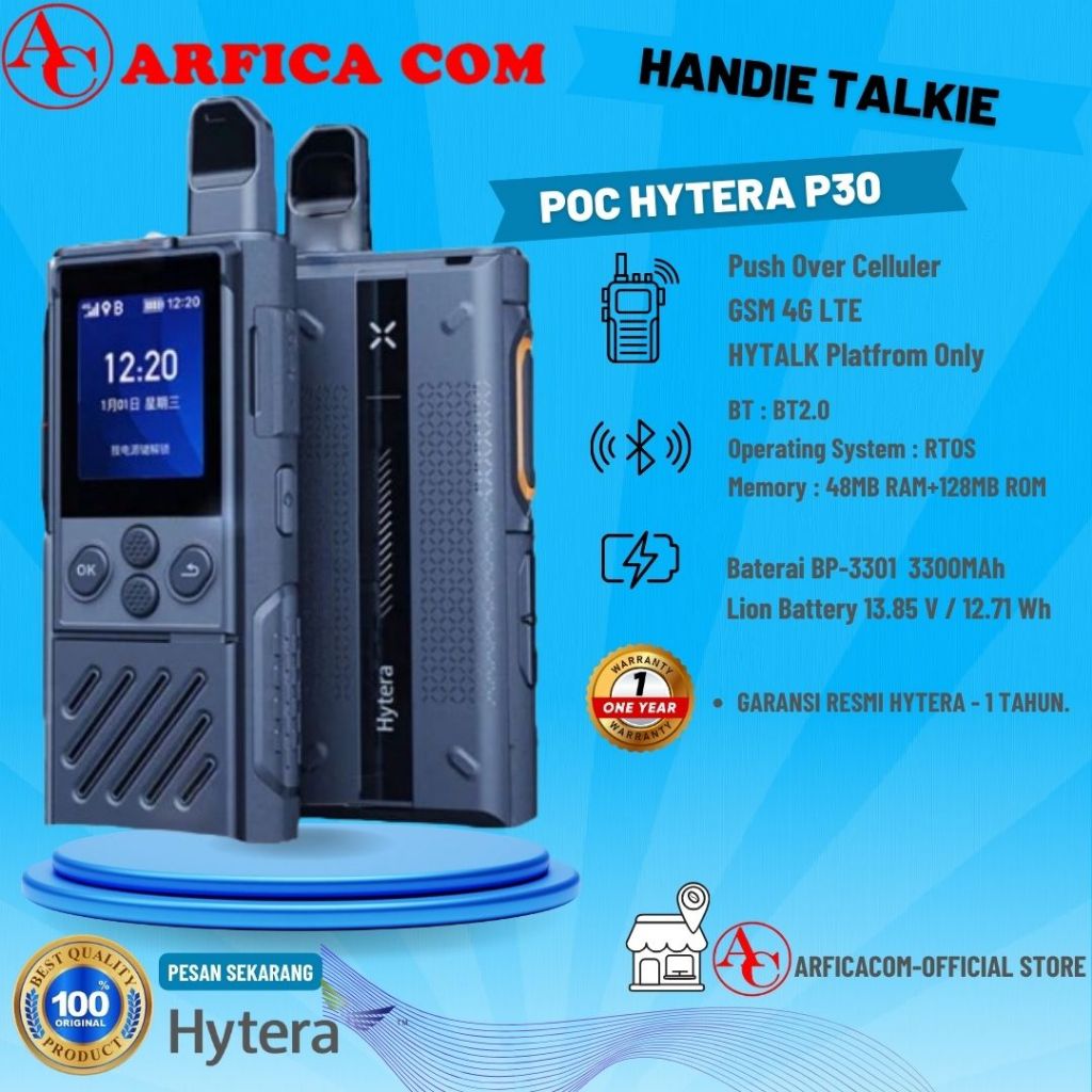 JUAL HT POC TERBARU HYTERA P30 ALTERNATIF PNC 370 PNC 360 HYTERA PNC P30 GARANSI RESMI ORIGINAL