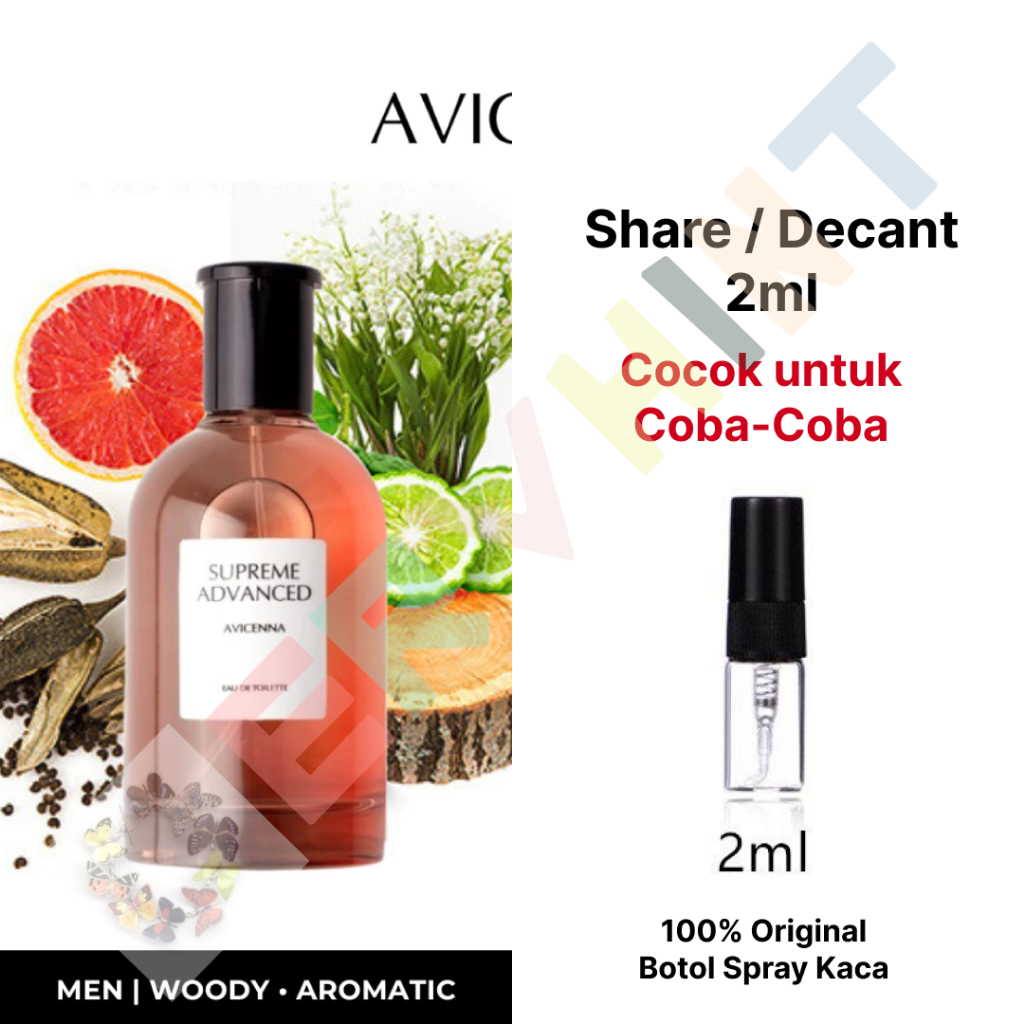 [Decant Parfum] Avicenna - Supreme Advanced EDT (Eau de Toilette) | Ginger Cedar | Pria