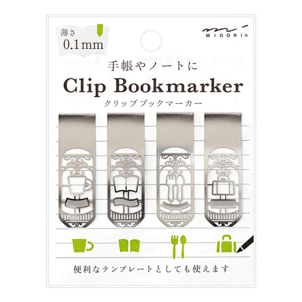 

Midori Bookmark Clip Bookmarker Stationary Manor - pambatas buku