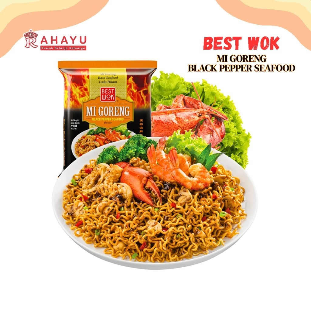 

BEST WOK MI GORENG BLACK PEPPER SEAFOOD 80 g