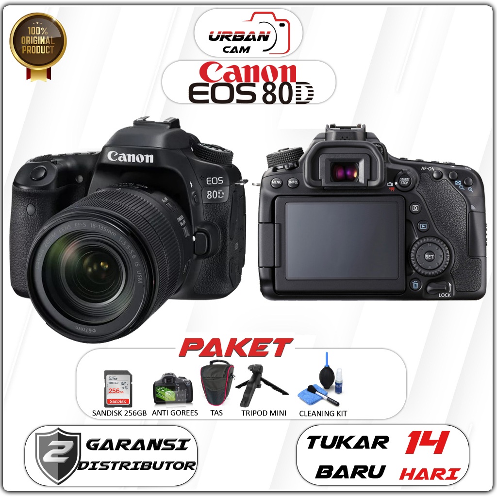 Canon EOS 80D Kit EF-S 18-135mm IS USM / Canon EOS 80D Kit EF-S 18-55mm STM / Canon 80D