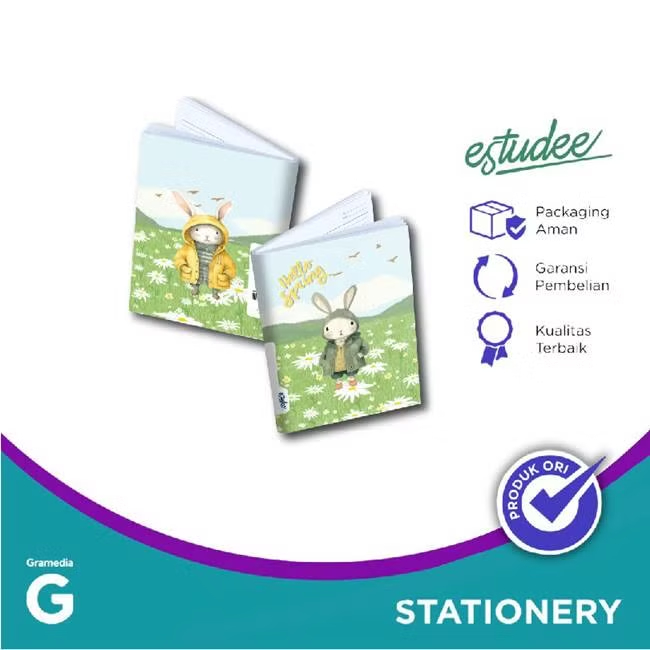 

Gramedia Cirebon - Buku Tulis ESTUDEE J KWARTO 58 FANCY CUTE ISI 10