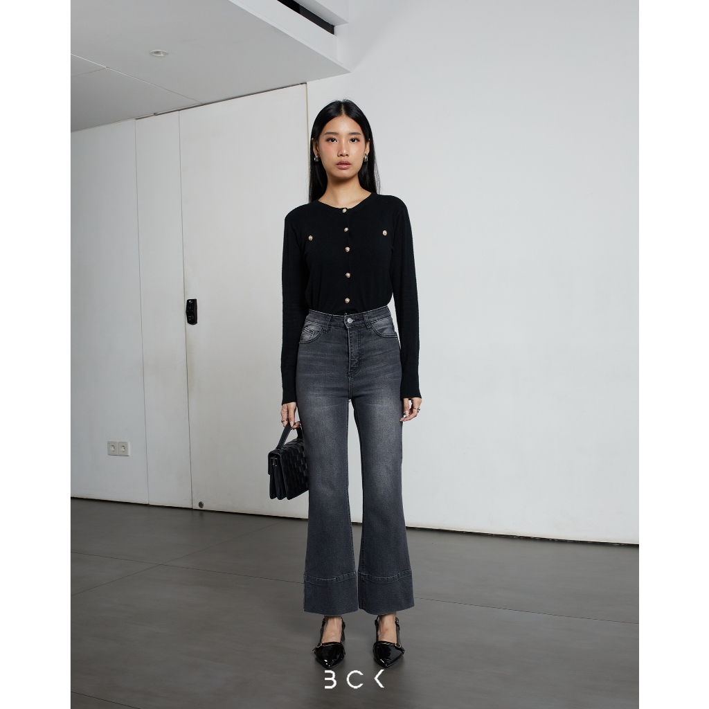 BCK - Zinnia 7 Celana Jeans Cutbray Wanita 8/9