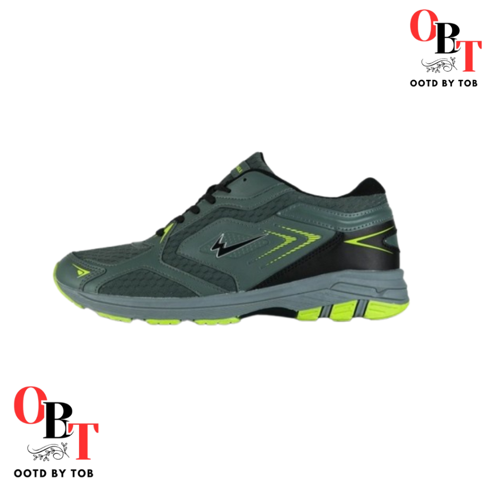 Eagle Run Rider Sepatu Running dan Lifestyle - ABU TUA CITRUN size 41
