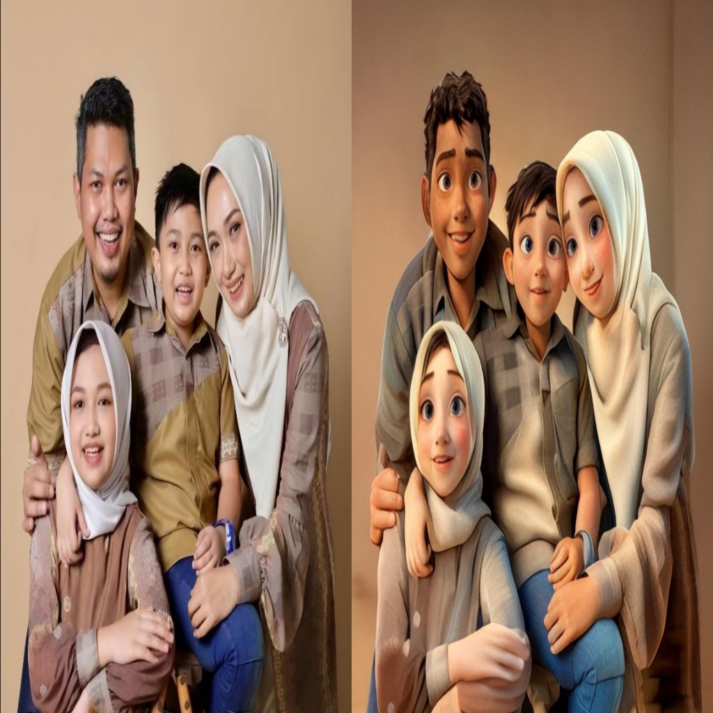 Edit Foto Jadi Kartun | Animasi | 2D 3D