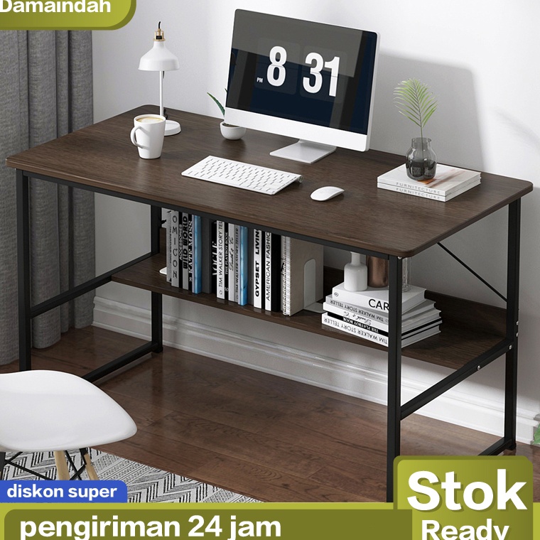 Damaindah Meja Belajar Kayu Set Kursi  Meja Belajar Minimalis  Meja Kerja  Meja Komputer Minimalis  