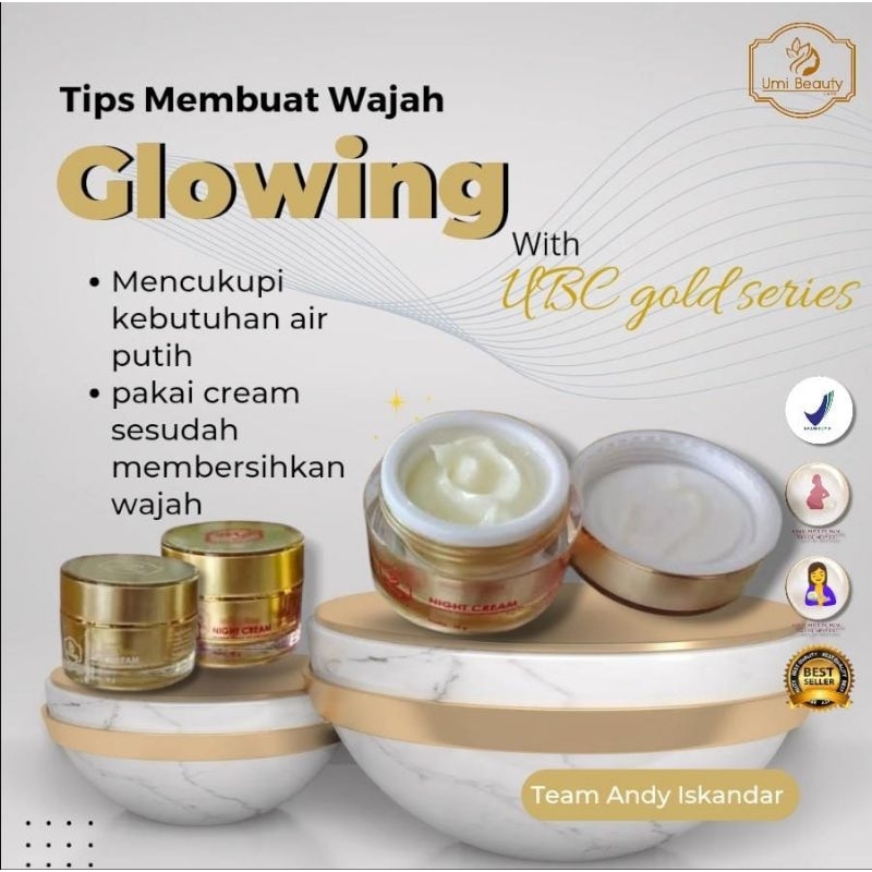 BRIGHTENING NIGHT CREAM/CREAM MALAM UBC