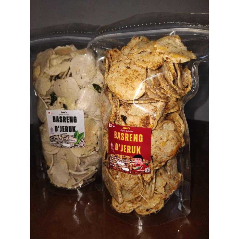 

Jadul.s|BASRENG D'JERUK PREMIUM PEDAS DAUN JERUK ORIGINAL 200gr