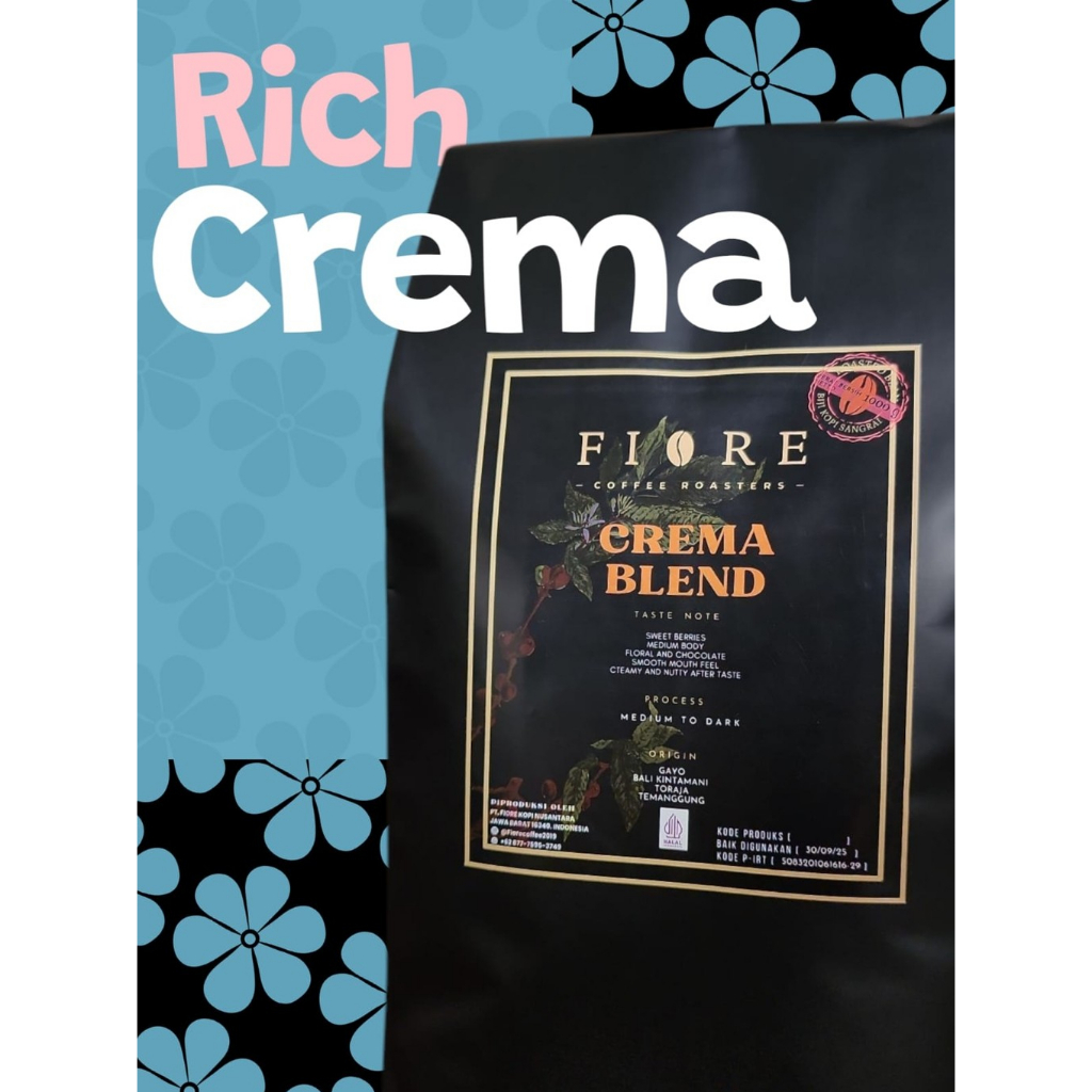 

Fiore Coffee - Crema Espresso Blend 1 Kg
