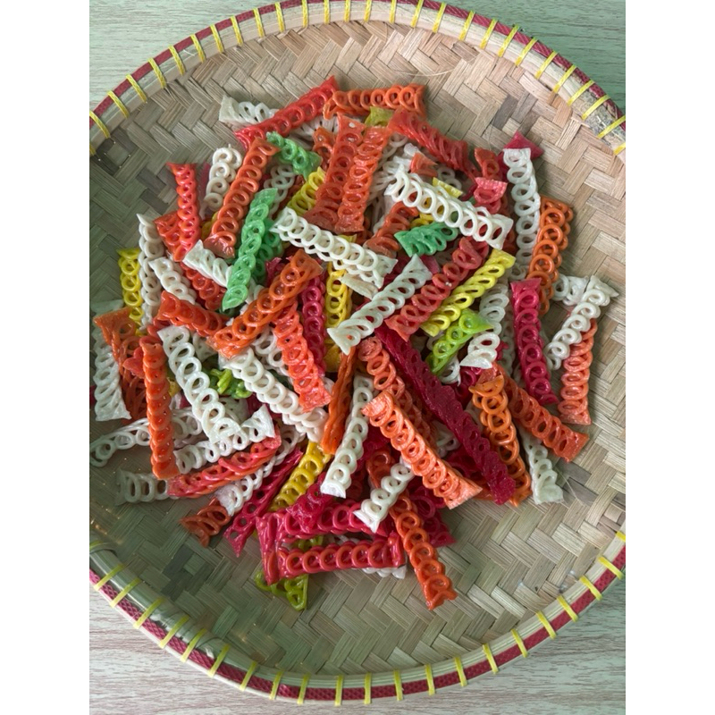 

Kerupuk seblak kepang kiloan Krupuk seblak kepang liontin