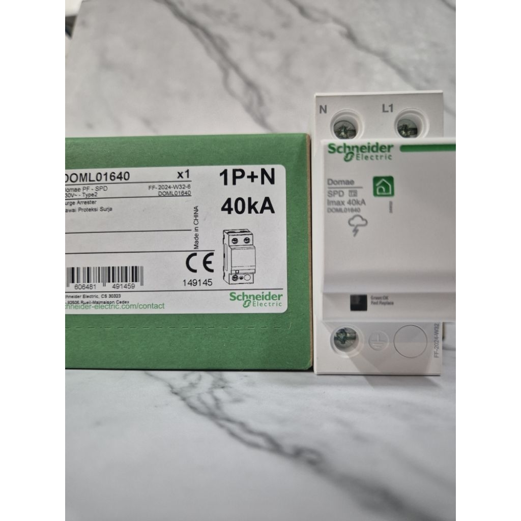 DOML01640 SURGE ARRESTER 1P+N 40KA DOMAE