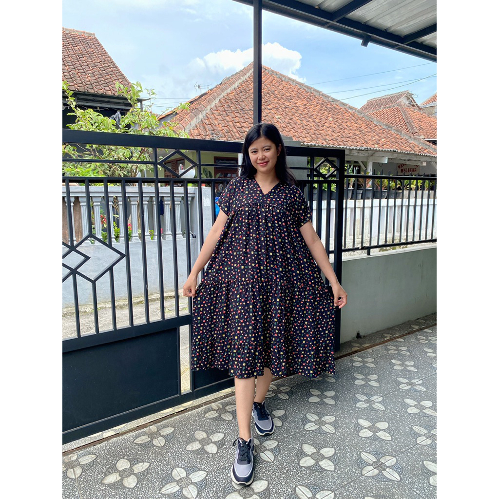 Masayu Homedress Rayon Premium Motif Bunga