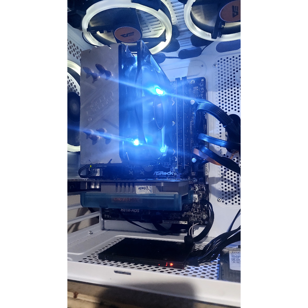 PAKETAN Motherboard ASROCK H81M-HDS CORE i5 4460 RAM 16GB DDR3 1600MHZ